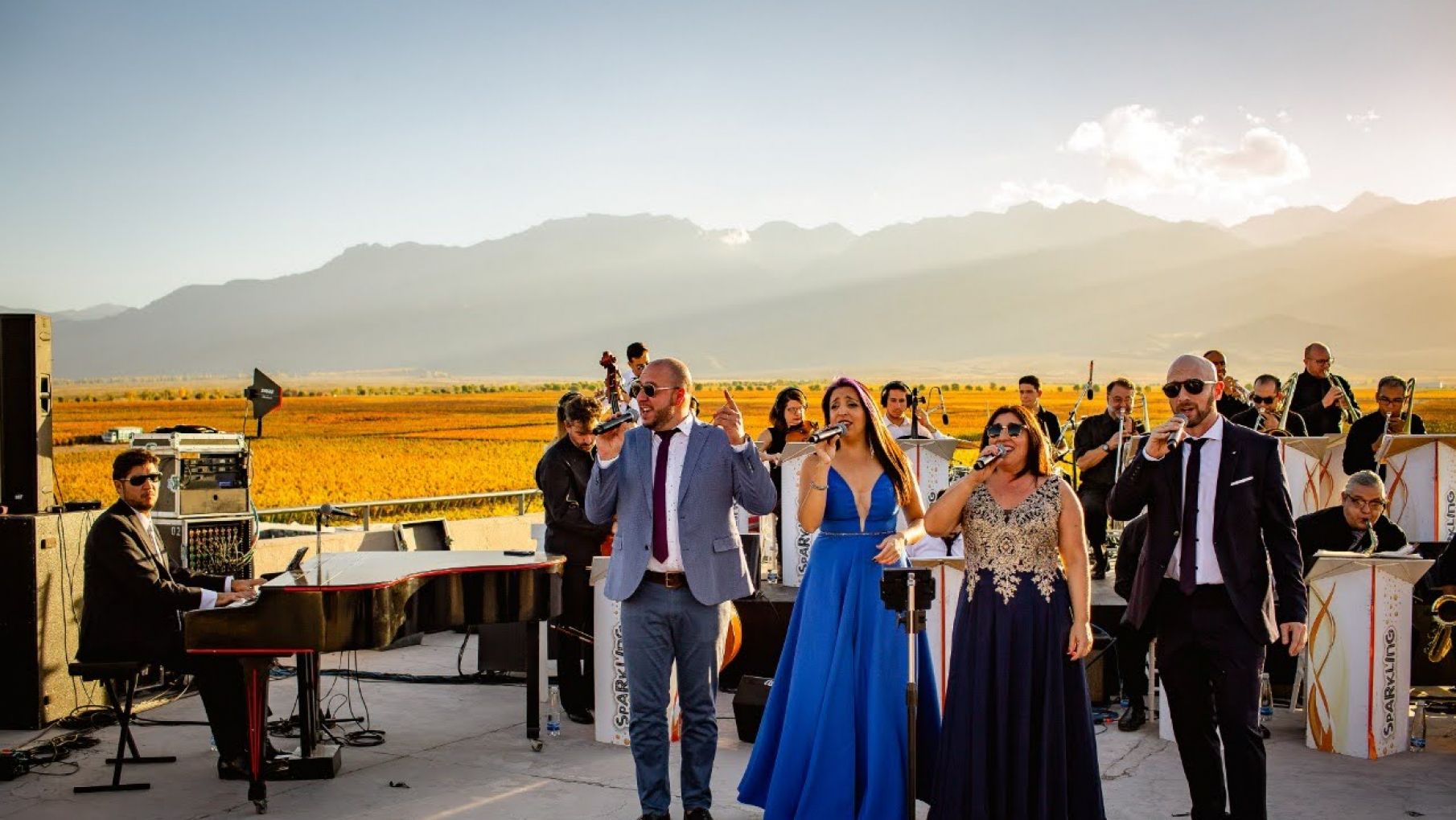 La Sparkling Big Band presenta un show imperdible al atardecer